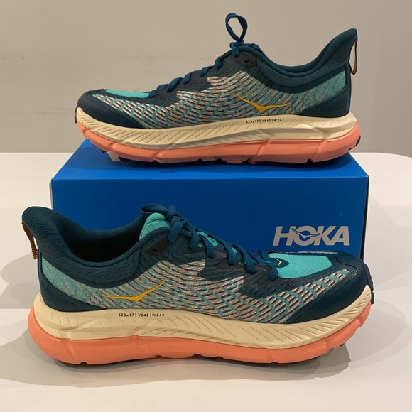 Hoka Shoes Hoka Womens Mafate Speed 4 Deep Tealwater Garden Sizes